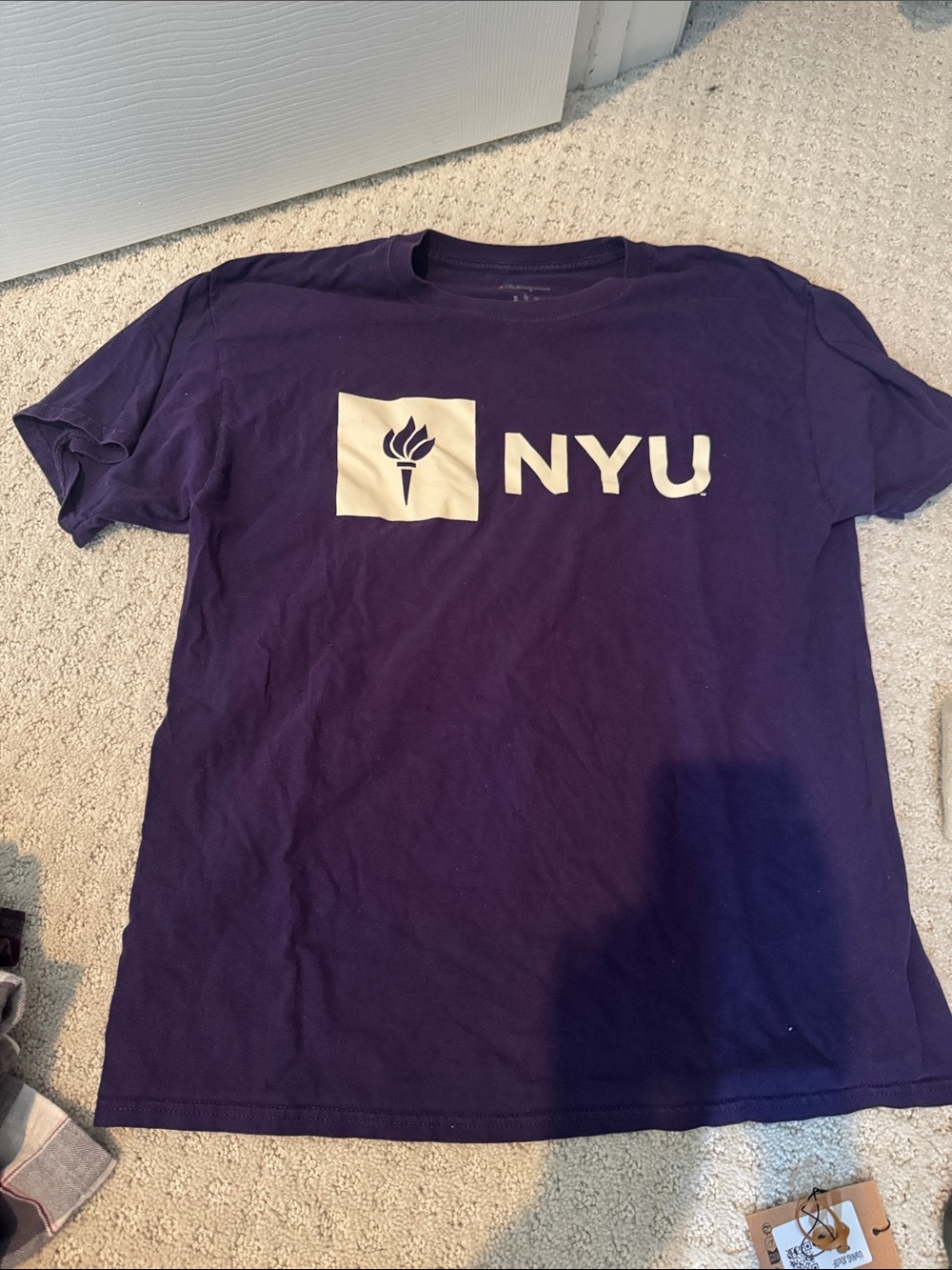 NYU Purple Crewneck T-Shirt